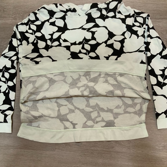 Majestic Filature Size S 100% Cotton Hoodie in Black and Grey-Mint.  Never worn! - Picture 4 of 5